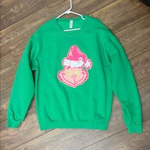 Grinch Sweatshirt, Size L